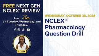 NCLEX® Pharmacology Question Drill [upl. by Yttel327]