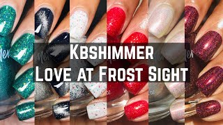 Kbshimmer Love at Frost Sight Holiday 2020 Collection  Live Swatch and Review [upl. by Jorry]