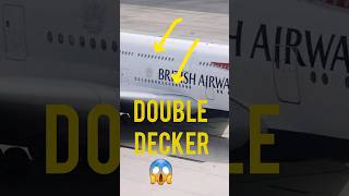 Double decker plane 😱💯viraltravel viral viralatasdoinstagram viralfashion viralmusicmedia [upl. by Herrod]