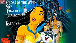 Colors Of The Wind karaoke sing along learn song [upl. by Emalee]