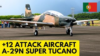 Portugal plans to order 12 A29N Super Tucano attack aircraft [upl. by Adnek861]