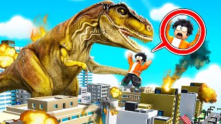 I Became a DINOSAUR in Roblox [upl. by Cletus]