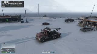 GTAV 2142 Salvage Yard Tow Truck Services Albany Primo Snow [upl. by Aiduan736]