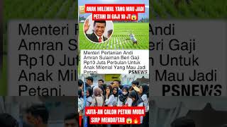 PETANI MILENIAL DI GAJI 10 JT SELAMA SEBULAN 😱🔥 tniindonesia tnirakyat tnikuat beritaterkini [upl. by Aihsik]