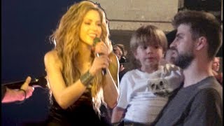 Shakira con Gerard amp Sasha  Antologia Live in Barcelona July 7  El Dorado World Tour HD [upl. by Yraeht]