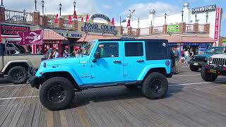 2024 Jeep Invasion show on the Boardwalk in Ocean City NJ [upl. by Geirk172]