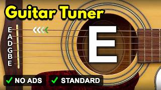 Guitar Tuner  Tune Standard Guitar Online  E A D G B E [upl. by Votaw]