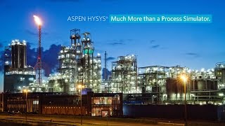 Overview of Aspen HYSYS – Much More Than a Process Simulator [upl. by Ainedrag]