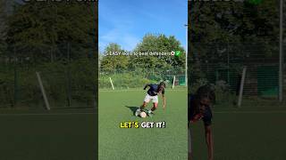 5 EASY skills to beat defenders⚽✅ football soccer shorts viral [upl. by Nassah]