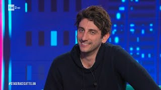 Lintervista a Pietro Castellitto  Stasera cè Cattelan su Rai 2 del 24012024 [upl. by Ahseen]