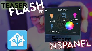 Teaser NSpanel  Flash Tasmota homeassistant lovelace dashboard [upl. by Hastings112]