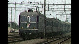 Historische Aufnahmen Zugverkehr 1977 Schweiz [upl. by Kenweigh]