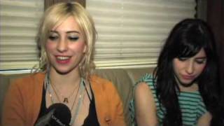 The Veronicas Interview On The RIS American Tour [upl. by Arimlede]