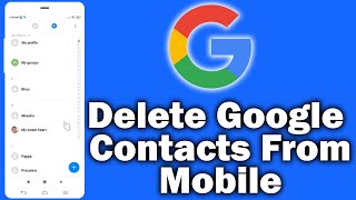 How to delete contacts from google account in android phone [upl. by Bihas]