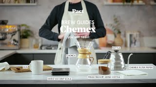 How to make Chemex coffee  Chemex Guide  Pact Coffee [upl. by Lezirg]