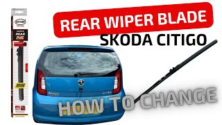 Skoda Citigo Rear Wiper Blade Replacement Back Window Wiper [upl. by Bigler]