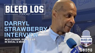 Dodgers Interview with Former Dodger Darryl Strawberry discusses growing up in Crenshaw career [upl. by Harald]