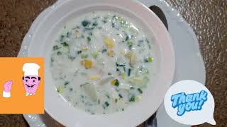 russian summer soup quotOkroshkaquotsoupe russeOKROCHKAокрошка на кефирелегкий рецептشوربة روسية [upl. by Letnwahs]