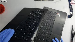 How to replace Keyboard AVITA PURA NS14A6  Disassembly And Assembly [upl. by Ananna]