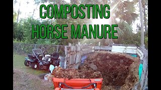 Composting Horse Manure using Pallets [upl. by Nede]