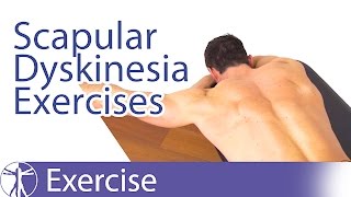 Best Scapular Dyskinesis  Dyskinesia Exercises [upl. by Estelle]