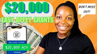 20K Easy to Apply for New Business Grants  Grants 2024 [upl. by Mcwherter]