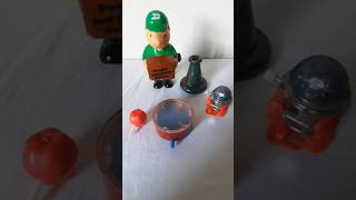 windup toys Dice Shuffle Mini Robot Multi Viewer Apple Worm 🪱 antique vintage toys windup [upl. by Roper]