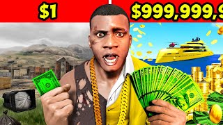 1 to MAXIMUM CASH in GTA 5 MOVIE [upl. by Silloc]