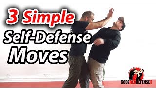 3 Simple Self Defense Moves Everyone Should Know [upl. by Dnomayd]