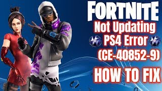 Fortnite Not Updating PS4 Fix Error Code CE408529 [upl. by Angeline]