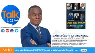 TALK LAW  La présentation de LAUPSRVE sous le prisme de lefficacité [upl. by Ewold]