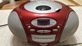 Sound Test on Durabrand CD109 CD Player [upl. by Ennovad892]