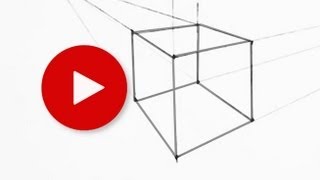 How to Draw a Cube in Two Point Perspective [upl. by Ambrosane]