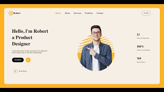 How to make a Responsive Portfolio website using Html and css [upl. by Yojenitsirk]