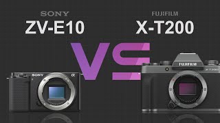 Sony ZVE10 vs Fujifilm XT200 [upl. by Yole970]