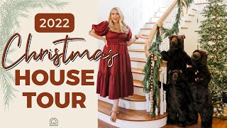 2022 Christmas HOME TOUR  Cozy Christmas Decor Inspiration  decoratewithme [upl. by Seema41]