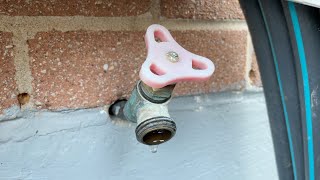 How to fix leaking outdoor faucet [upl. by Getter]