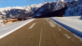 Landing in Courchevel airport [upl. by Ffoeg]