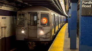 R68A B and D Trains at Fordham Road Midday [upl. by Odine10]