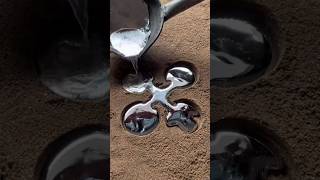 Melting Metal into a drone skeleton Sand Casting Production Process [upl. by Venditti281]