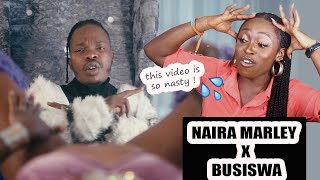 NAIRA MARLEY x BUSISWA quotCOMINGquot OFFCIAL MUSIC VIDEO Reaction  Dumebi lea [upl. by Ajidahk]