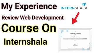 Internshala Web Development Course  Web Development Review  Best or Not  Complete Video Hindi [upl. by Lepper193]