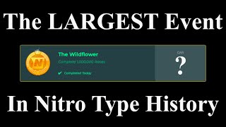 Nitro Types LARGEST Achievement [upl. by Robyn]