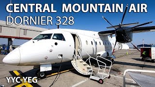 FLYING THE DORNIER 328 Central Mountain Air Calgary to Edmonton [upl. by Theola]