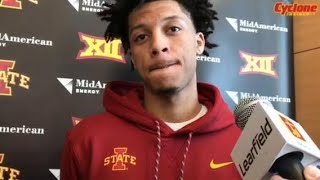 Lindell Wigginton We have to be superfocused during Big 12 slate [upl. by Corny]