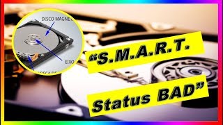 Hard Disk S M A R T Status BAD backup and replace RESOLVIDO [upl. by Neelcaj]