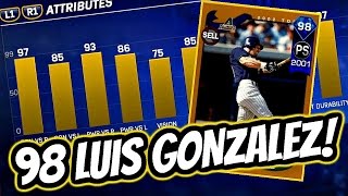 98 LUIS GONZALEZ IS ON THE SQUAD MLB The Show 17 Diamond Dynasty [upl. by Zacarias405]