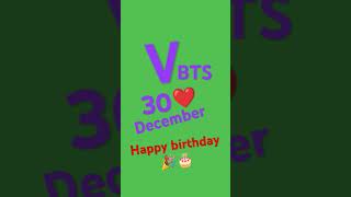 ❤️❤️❤️❤️❤️🎉🎉🎉🎉🎂🎂🎂🎂👍👍👍🫰🫰🫰🫰30 December V BTS 💜💜💜 [upl. by Anipsed]