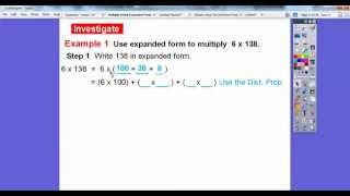 Multiply Using Expanded Form  Lesson 26 [upl. by Alurd]