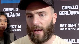 Caleb Plant REACTS to Canelo HEATED ALTERCATION with Edgar Berlanga amp INTERRUPTING Them GOING AT IT [upl. by Hpesoj372]